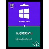 Windows 10 Pro + Kaspersky Internet Security 1 Yıl - 1