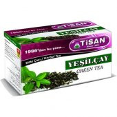 Tisan Yeşilçay (Yeşil Çay) Bitki Çayı 20 Sallama Poşet - 1
