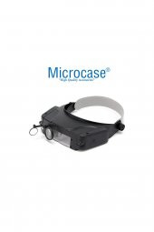 Microcase Ayarlanabilen Gözlük Tipi Işıklı Kafa Büyüteci 3 Farklı Lens - Model No : AL2320 - 4
