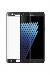 Microcase Samsung Galaxy Note 7 FE Fan Edition 3D Curved Tam Kaplayan Tempered Glass Cam Koruma - Siyah - 1