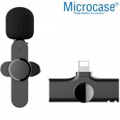 Microcase iPhone Lightning Profesyonel Wireless Kablosuz Yaka Mikrofonu Lavalier - AL2880 - 2