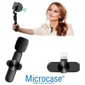 Microcase iPhone Lightning Profesyonel Wireless Kablosuz Yaka Mikrofonu Lavalier - AL2880 - 6