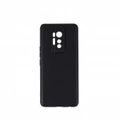 Microcase Tecno Phantom X Matte Serisi Silikon TPU Kılıf - Siyah - 1