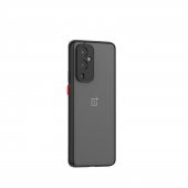 Microcase OnePlus 9 London Serisi Sert Kılıf - Buzlu Siyah - 1