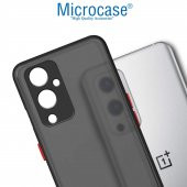 Microcase OnePlus 9 London Serisi Sert Kılıf - Buzlu Siyah - 2
