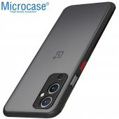 Microcase OnePlus 9 London Serisi Sert Kılıf - Buzlu Siyah - 3