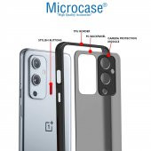 Microcase OnePlus 9 London Serisi Sert Kılıf - Buzlu Siyah - 6