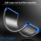 Microcase Huawei Mate 40 Lite Plating Series Soft Silikon Kılıf - Mavi - 3