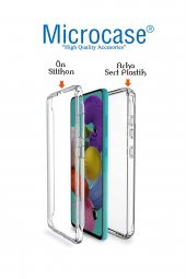 Microcase iPhone 11 Pro Max 360 Tpu Serisi Ön Arka Full Cover Şeffaf Kılıf - 3