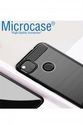 Microcase Google Pixel 5 Brushed Carbon Fiber Silikon Kılıf - Siyah - 4