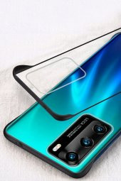 Microcase Huawei P40 Frameless Serisi Sert Rubber Kılıf - Siyah - 2