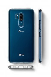 Microcase LG G7 ThinQ İnce 0.2 mm Soft Silikon Kılıf - Şeffaf - 2