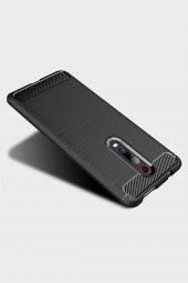 Microcase Xiaomi Mi9T - Mi9T Pro Brushed Carbon Fiber Silikon TPU Kılıf - Siyah thumbnail 3