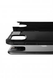 Microcase iPhone 11 Pro King Serisi Armor Perfect Koruma Kılıf - Siyah - 3