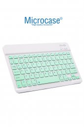 Microcase Tablet ve Telefonlar için Bluetooth Klavye Şarjlı Kablosuz - AL2671 Yeşil - 2