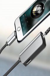 iPhone Lightning Splitter 2in1 Şarj ve Kulaklık Çevirici - MY032 - 3