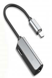 iPhone Lightning Splitter 2in1 Şarj ve Kulaklık Çevirici - MY032 - 5