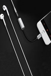 iPhone Lightning Splitter 2in1 Şarj ve Kulaklık Çevirici - MY032 - 6