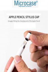 Microcase Apple Pencil için 2in1 Şarj kapağı ve Dokunmatik kalem - Metal Gövde Nano Uç - AL2541 thumbnail 6