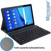 Microcase Huawei Mediapad T3 10 9.6 inç Bluetooth Klavyeli Kılıf - BKK4 - 5