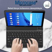 Microcase Huawei Mediapad T3 10 9.6 inç Bluetooth Klavyeli Kılıf - BKK4 - 6