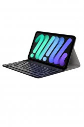Microcase iPad Mini 6.Nesil 2021 8.3 inch Bluetooth Klavyeli Standlı Kılıf - BKK4 - 1
