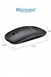 Microcase Lenovo Tab M10 TB-X306F 10.1 inch Bluetooth Klavye ve Mouse + Standlı Kılıf - BKK6 - 7