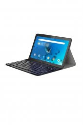 Microcase Lenovo Tab M10 TB-X306F 10.1 Tablet Bluetooth Klavyeli Standlı Kılıf - BKK4 - 1