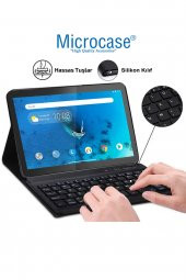 Microcase Lenovo Tab M10 TB-X306F 10.1 Tablet Bluetooth Klavyeli Standlı Kılıf - BKK4 - 2