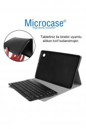 Microcase Lenovo Tab M10 TB-X306F 10.1 Tablet Bluetooth Klavyeli Standlı Kılıf - BKK4 - 3