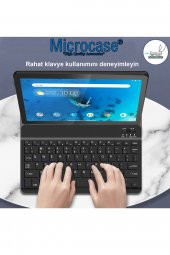 Microcase Lenovo Tab M10 TB-X306F 10.1 Tablet Bluetooth Klavyeli Standlı Kılıf - BKK4 - 6