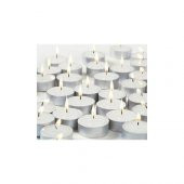 100 Lü Tea Light Mum Beyaz Tealight Mum - 6