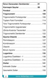 AYT Matematik Kartları Delta Kültür Yayınevi - 3