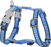 REDDİNGO REFLEKTÖRLÜ KEMİK DESENLİ MAVİ GÖĞÜS TASMASI L /25MM - 1