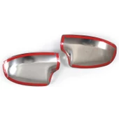 Dacia Duster Krom Ayna Kapağı 2 Parça 2012-2018 Paslanmaz Çelik thumbnail 2