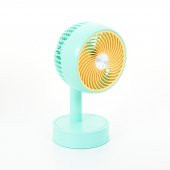 Winex Mini Taşınabilir Portatif Fan 3 Kademeli Vantilatör Mavi - 7