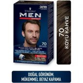 Schwarzkopf Men Perfect Beyazlara Karşı Jel Boya 70 Koyu Kahve - 1