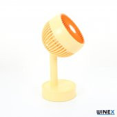 Winex Mini Taşınabilir Portatif Fan 3 Kademeli Vantilatör Sarı - 5