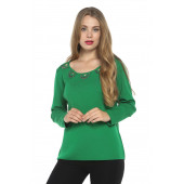 Solo Farklı El İşçliği Triko Kadın Kazak A19A049-1 - 1