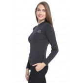 Solo Balıkçı Yaka Taş Desenli Triko Kadın Kazak A19A047-1 - 3