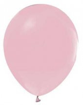 BALON DÜZ PASTEL(MAKARON BALON) BEBEK PEMBE 100 ADET - 1