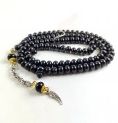 Nano Sedefli Siyah Renk Katalin 99’ lu Dua Tesbihi thumbnail 1