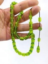 Tesbihsevgisi İmzalı Halkalı İmame Sistemli Ateş Kehribar Tesbih thumbnail 1