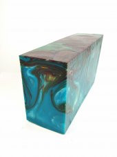 Sedefli  Katalin Turkuaz-Kahve Tesbih Hammaddesi - 3