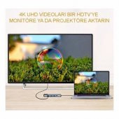 START FC55 TİP-C=>2USB3.0/4KHDMI/G.BIT RJ 45/PD - 3