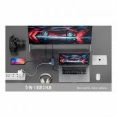 START FC55 TİP-C=>2USB3.0/4KHDMI/G.BIT RJ 45/PD - 4