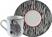 Regna Home Harmony Zebra 6 Kişilik Kahve Fincan Takımı (HBF-12-KFT-ZEB ) - 3