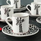 Regna Home Harmony Zürafa 6 Kişilik Kahve Fincan Takımı ( HBF-12-KFT-ZUR ) - 1
