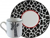 Regna Home Harmony Zürafa 6 Kişilik Kahve Fincan Takımı ( HBF-12-KFT-ZUR ) - 3