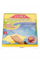 Çetin Plastik Flora FLR F040 Papatya Delikli Temizlik Bezi - 1